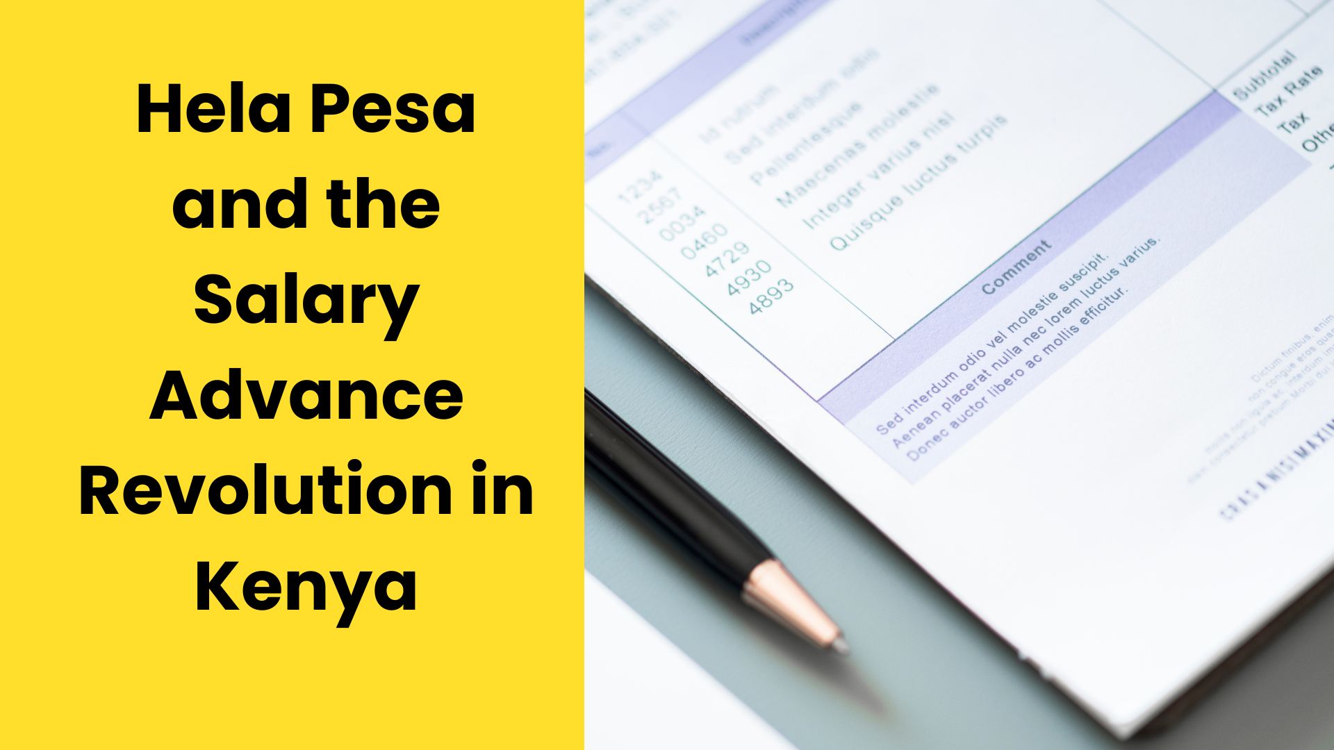 Hela Pesa and the Salary Advance Revolution in Kenya