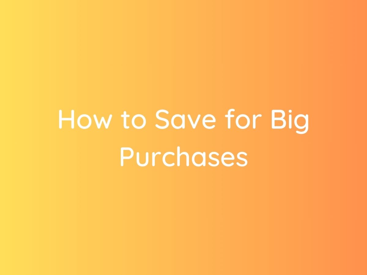 How to Save for Big Purchases on a Government Salary